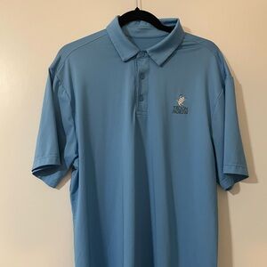 Under Armour Blue Polo Shirt Classic Style (Troon North Golf Club)